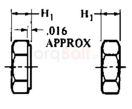 ASME B18.2.2 Heavy Hex Jam Nuts