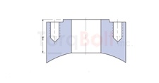 Contoured For Spherical Head Attachment