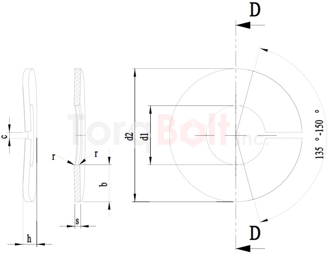 DIN 128 B Waved Spring Lock Washers