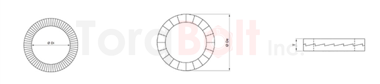 DIN 25201 Lock Rite Washer