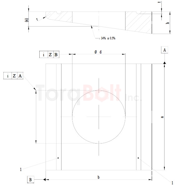 DIN 434 Square Taper Washers For U-Section