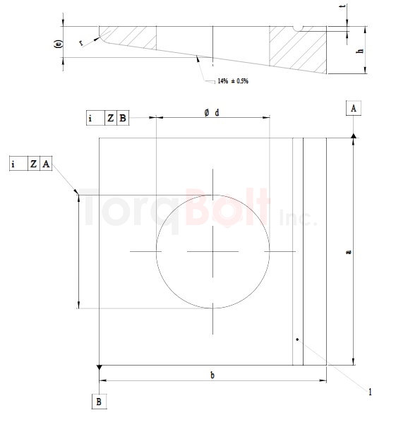 DIN 435 Square Taper Washers For I-Section