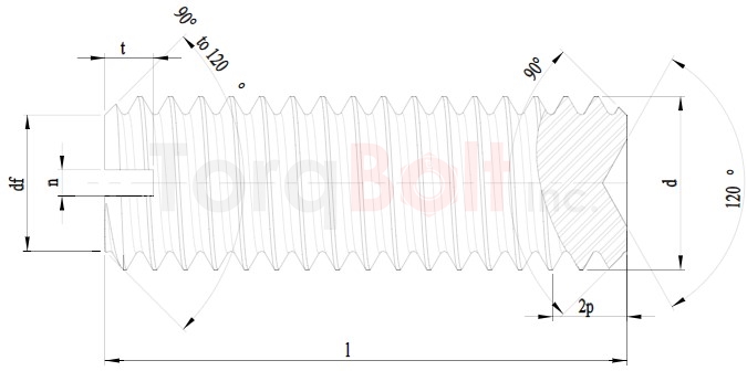 DIN 438 Slotted Set Screws Cup Point