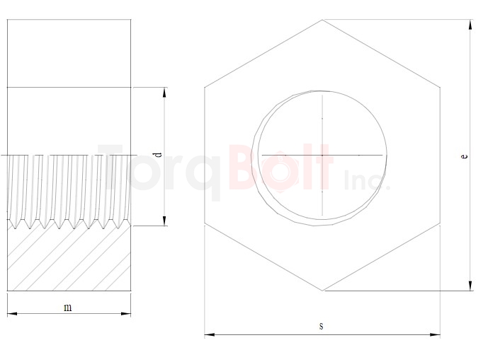 DIN 439 Fine Thread Hexagon Thin Nuts