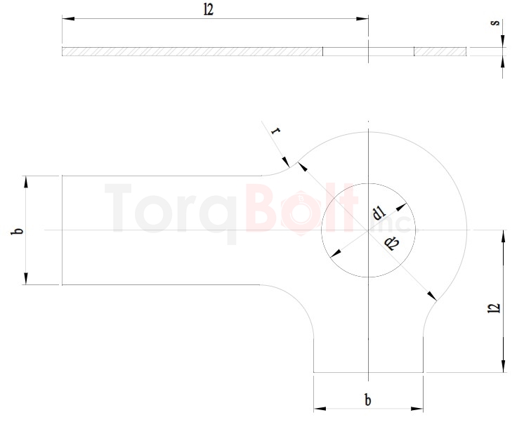 DIN 463 Tab Washers With Long Tab And Wing