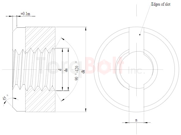 DIN 546 Slotted Round Nuts