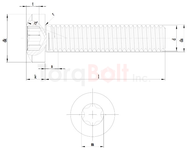 DIN 7500C Pozi Pan Thread Rolling Screws