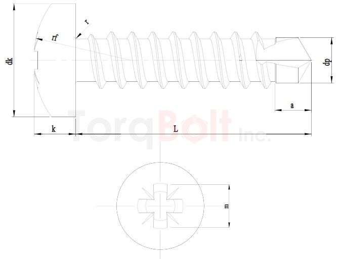 DIN 7504MZ Pozi Pan Self Drilling