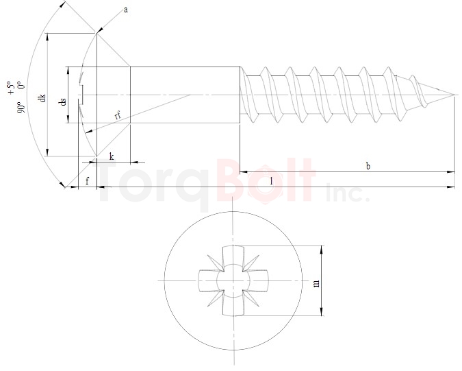 DIN 7995 Pozi Raised Countersunk Woodscrews