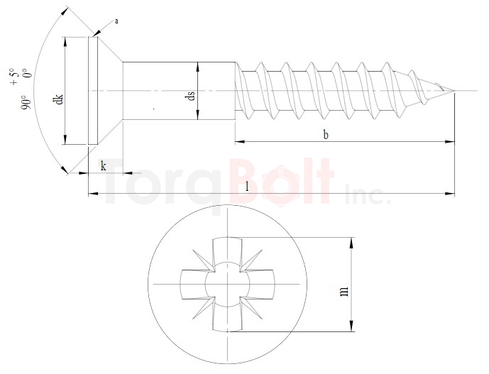 DIN 7997 Pozi Countersunk Woodscrews