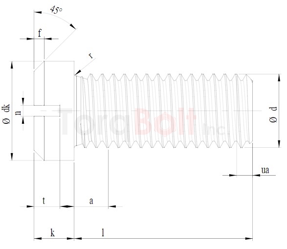 DIN 920 Reduced Head Slot Pan Machine Screws