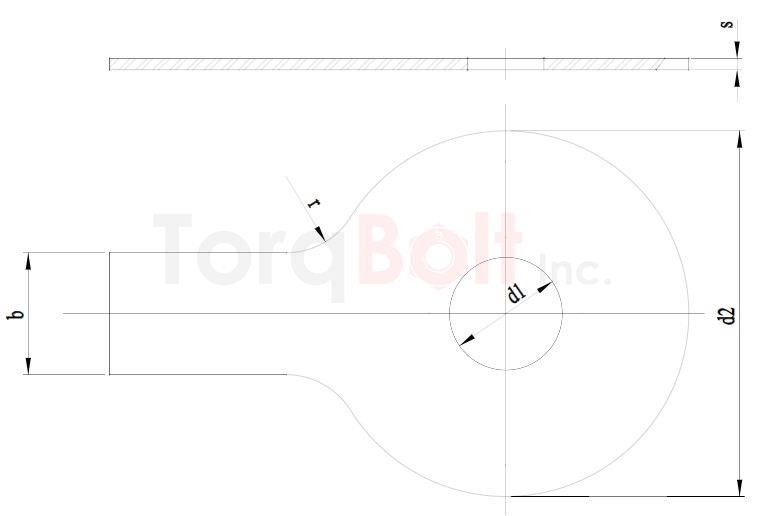 DIN 93 Tab Washers With One Long Tab