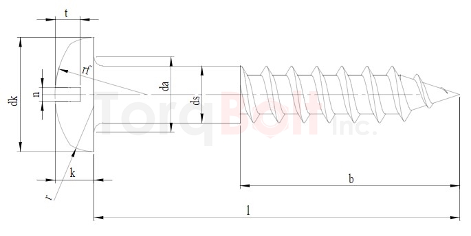 DIN 96 Slot Round Woodscrews