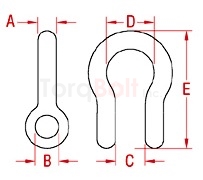 Anchor Shackle Body