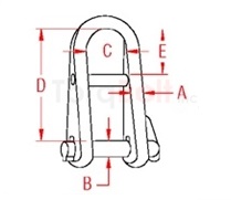 Halyard Shackle