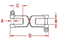 Heavy Duty Jaw & Jaw Swivel