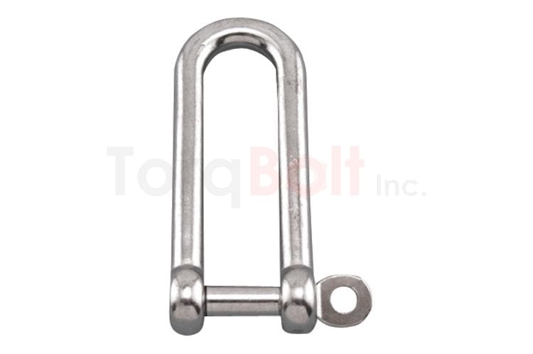 Long D Shackle w/ Captive Pin