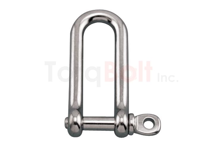 Long D Shackle w/ Screw Pin