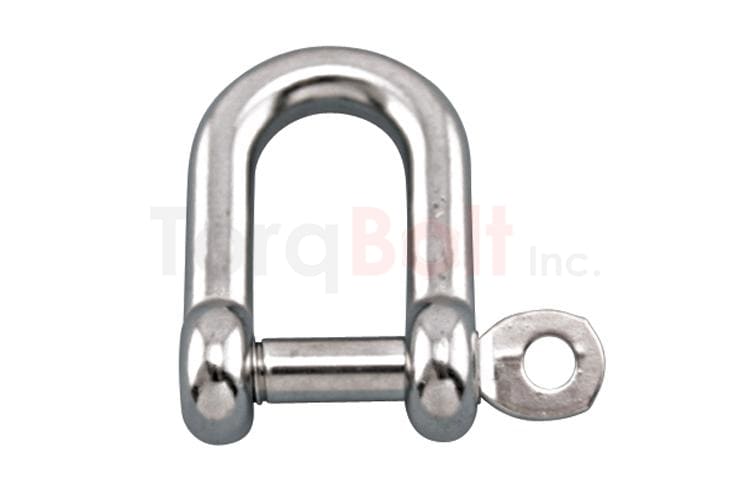 Straight D Shackle w/ Captive Pin