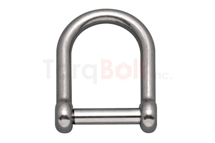 Wide D Shackle w/ No Snag Pin