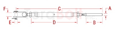 Toggle & Hand Swage Stud - Closed Body