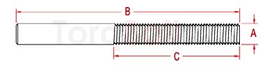 Forged Turnbuckle Stub