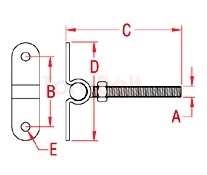 Turnbuckle Wall Toggle