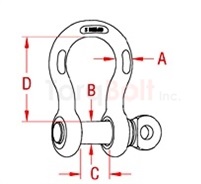 US Anchor Shackle