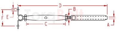 Wall Mount & Swage Stud - Closed Body