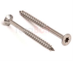 Hexalobular Countersunk Cutting Tip Chipboard Screws