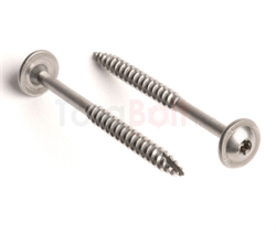 Hexalobular Flanged Button Timber Screws with Cutting Tip