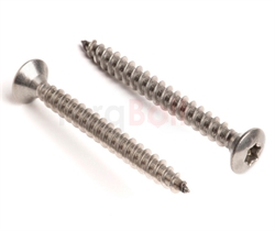 Hexalobular Raised Countersunk Chipboard Screws Full Thread