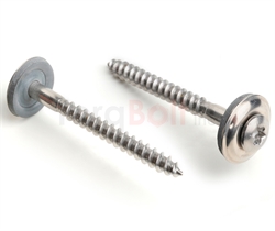 Hexalobular Raised Countersunk Woodscrews 15mm Sealing Washer