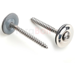 Hexalobular Raised Countersunk Woodscrews 20mm Sealing Washer