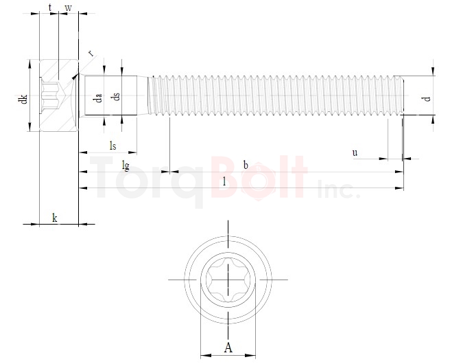 ISO 14579 Hexalobular Cap Screws Dimensions Standards Specifications