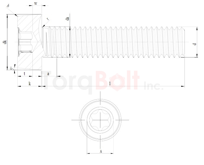 ISO 14580 Hexalobular Low Head Cap Screws