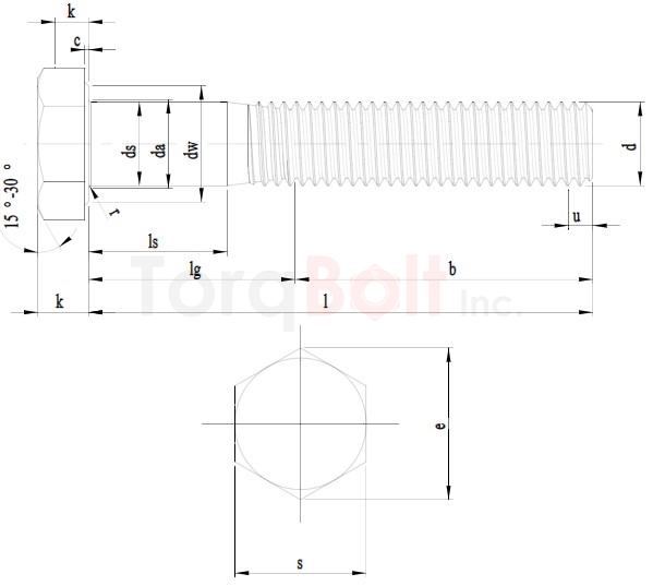 ISO 4014 Hexagon Head Bolts