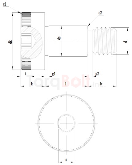 Knurled Socket Shoulder Screws