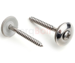 Pozi Raised Countersunk Woodscrews 20mm Sealing Washer