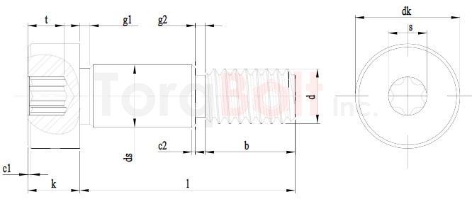 Precision Hexalobular Shoulder Screws