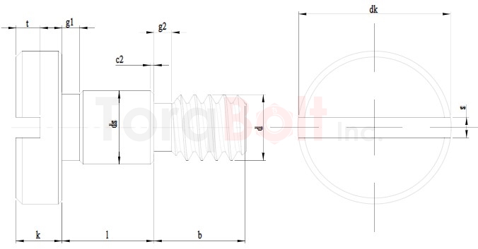 Precision Low Head Slotted Shoulder Screws