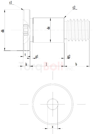 Precision Ultra Low Head Socket Shoulder Screws