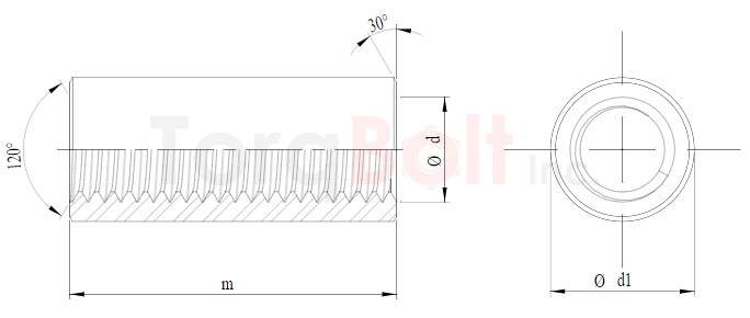 Round Connector Nuts