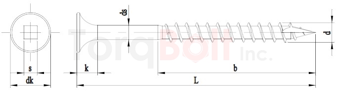 Square Drive Decking Screws